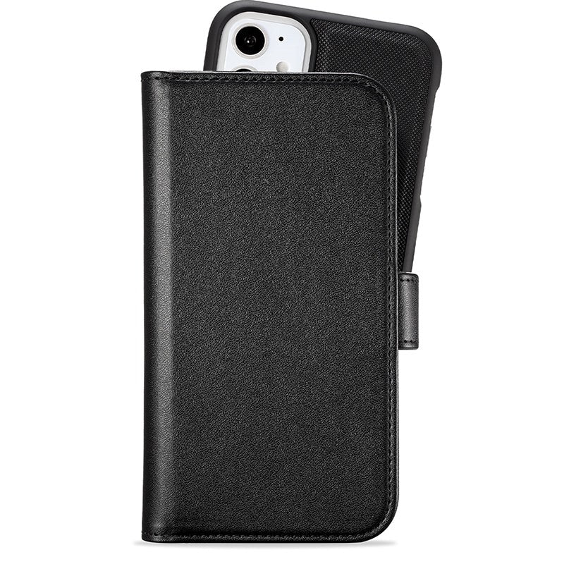 Holdit iPhone 11 Extended Magnet Case Skinndeksel med Lommebok - Svart