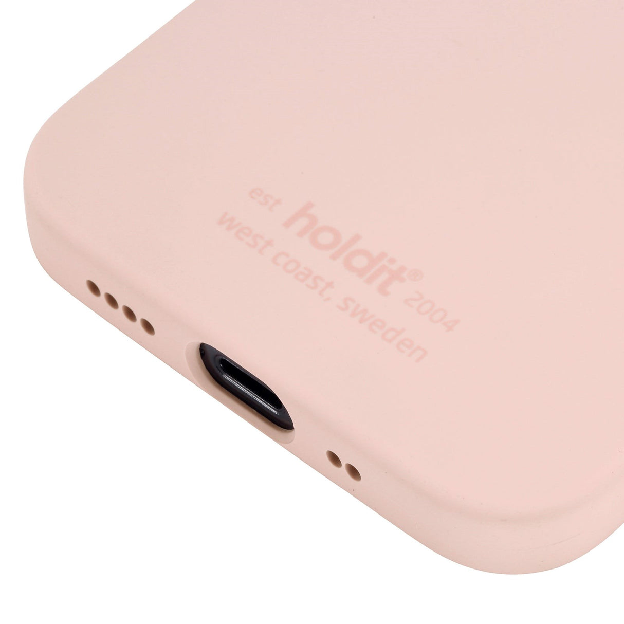 Holdit iPhone 12 Mini Soft Touch Silikon Deksel - Blush Pink