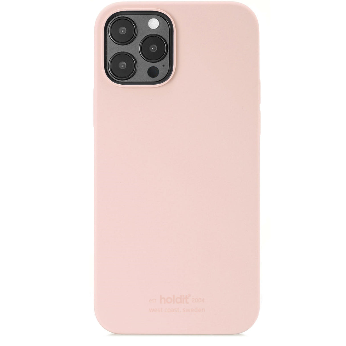 Holdit iPhone 12 / 12 Pro Soft Touch Silikon Deksel - Blush Pink