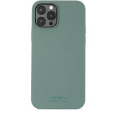 Holdit iPhone 12 / 12 Pro Soft Touch Silikon Deksel - Moss Green