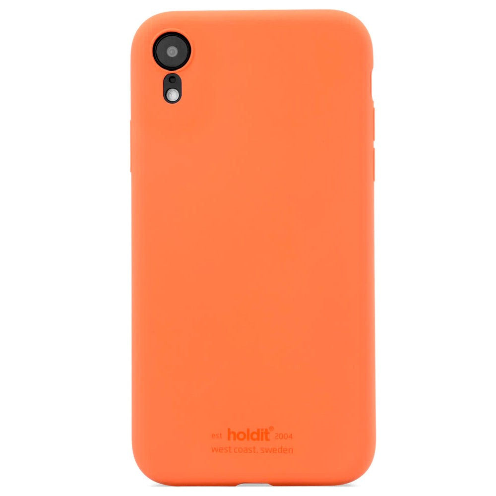 Holdit iPhone XR Soft Touch Silikon Deksel - Orange