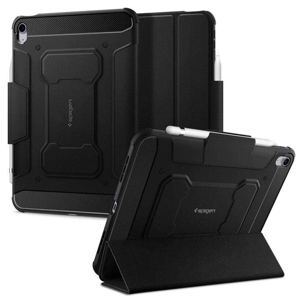 iPad 10.9" (2022) Spigen Rugged Armor Pro Deksel - Svart