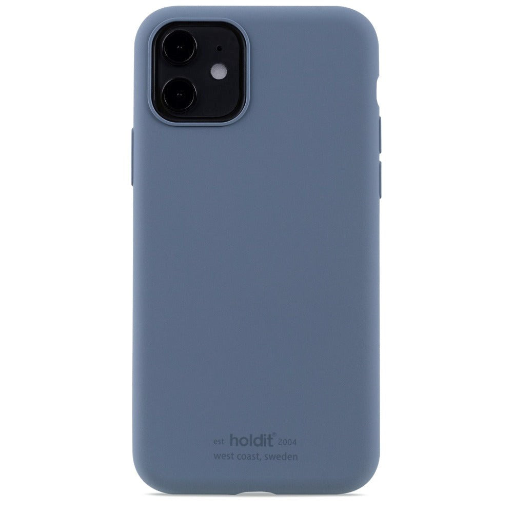 Holdit iPhone 11 Soft Touch Silikon Deksel - Pacific Blå