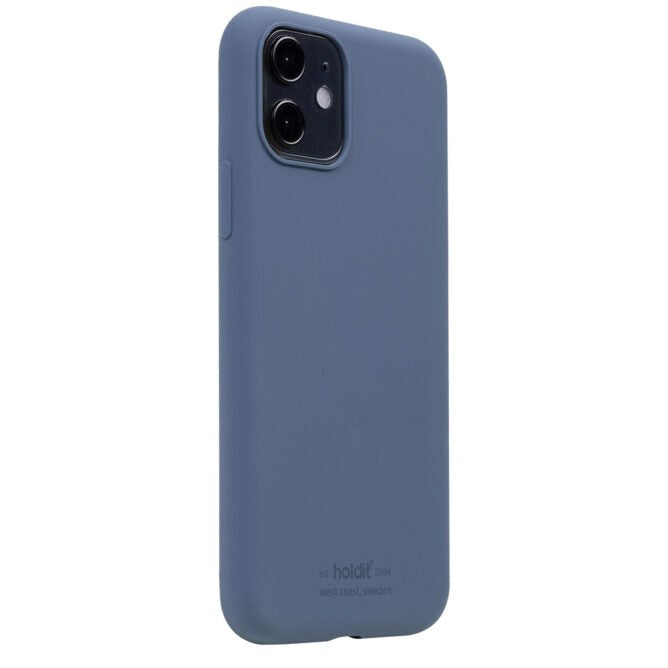 Holdit iPhone 11 Soft Touch Silikon Deksel - Pacific Blå