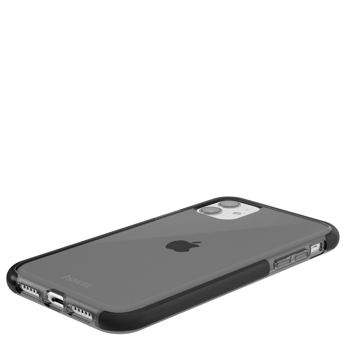 Holdit iPhone 12 / 12 Pro Seethru Deksel - Svart