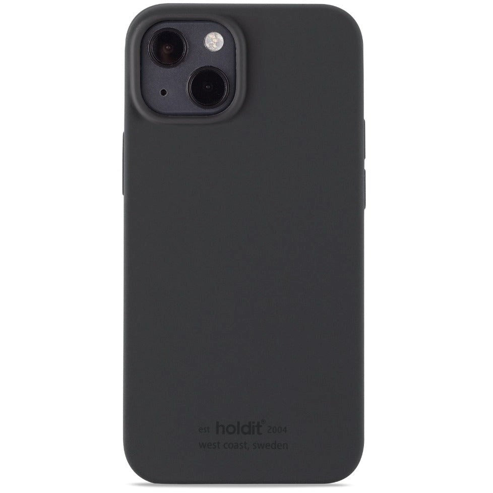 Holdit iPhone 13 Mini Soft Touch Silikon Deksel - Black