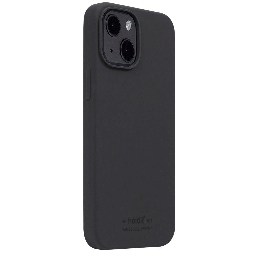 Holdit iPhone 13 Mini Soft Touch Silikon Deksel - Black