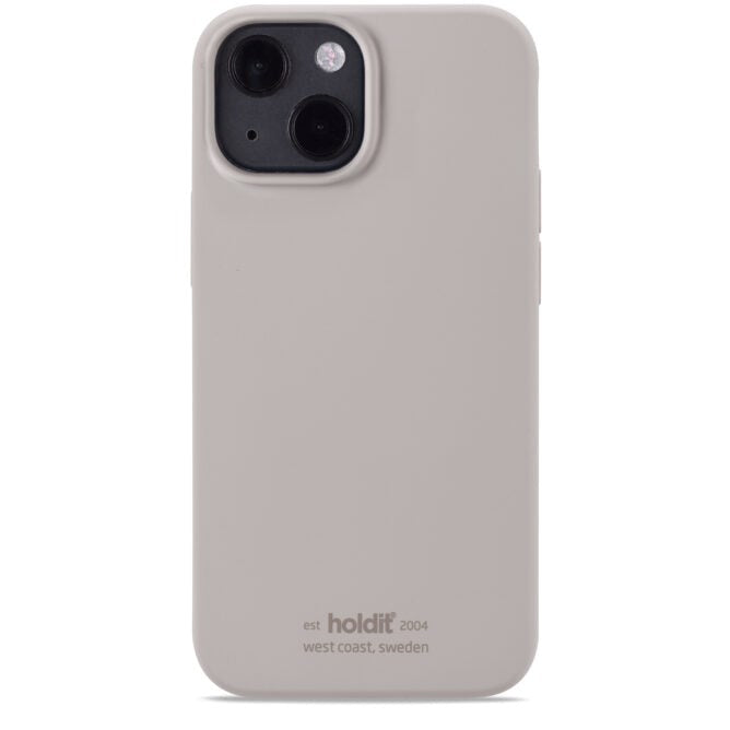 Holdit iPhone 12 Mini Soft Touch Silikon Deksel - Taupe