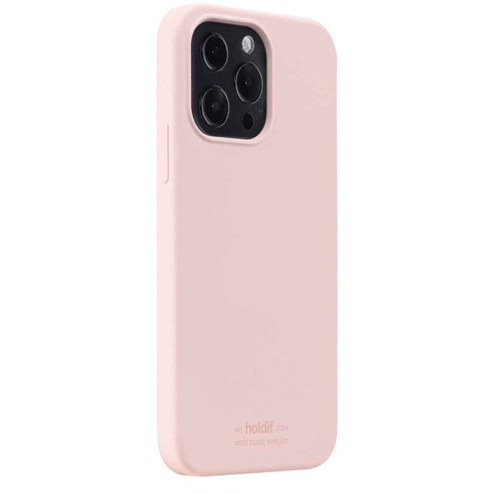 Holdit iPhone 13 Pro Soft Touch Silikon Deksel - Blush Pink