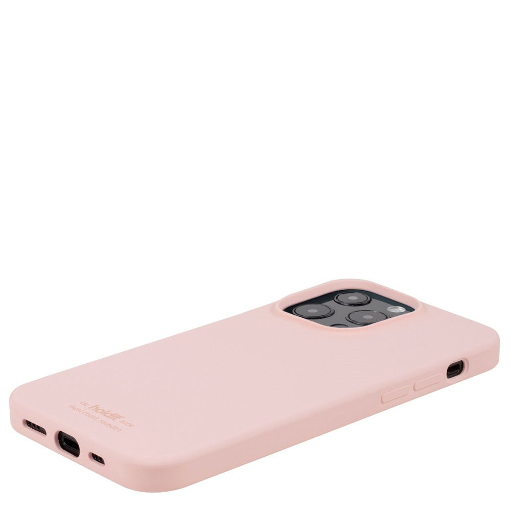 Holdit iPhone 13 Pro Soft Touch Silikon Deksel - Blush Pink