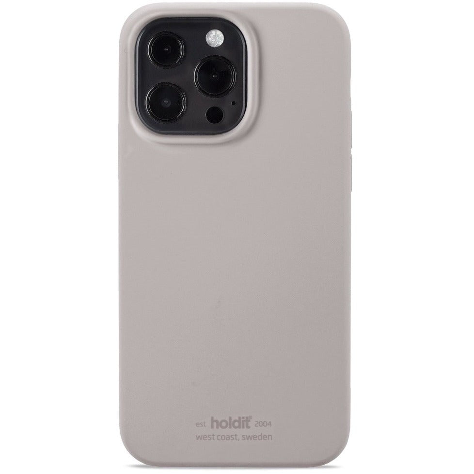 Holdit iPhone 13 Pro Soft Touch Silikon Deksel - Taupe