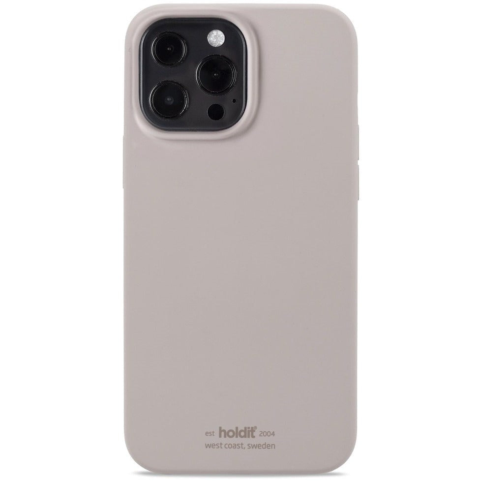 Holdit iPhone 13 Pro Max Soft Touch Silikon Deksel - Taupe