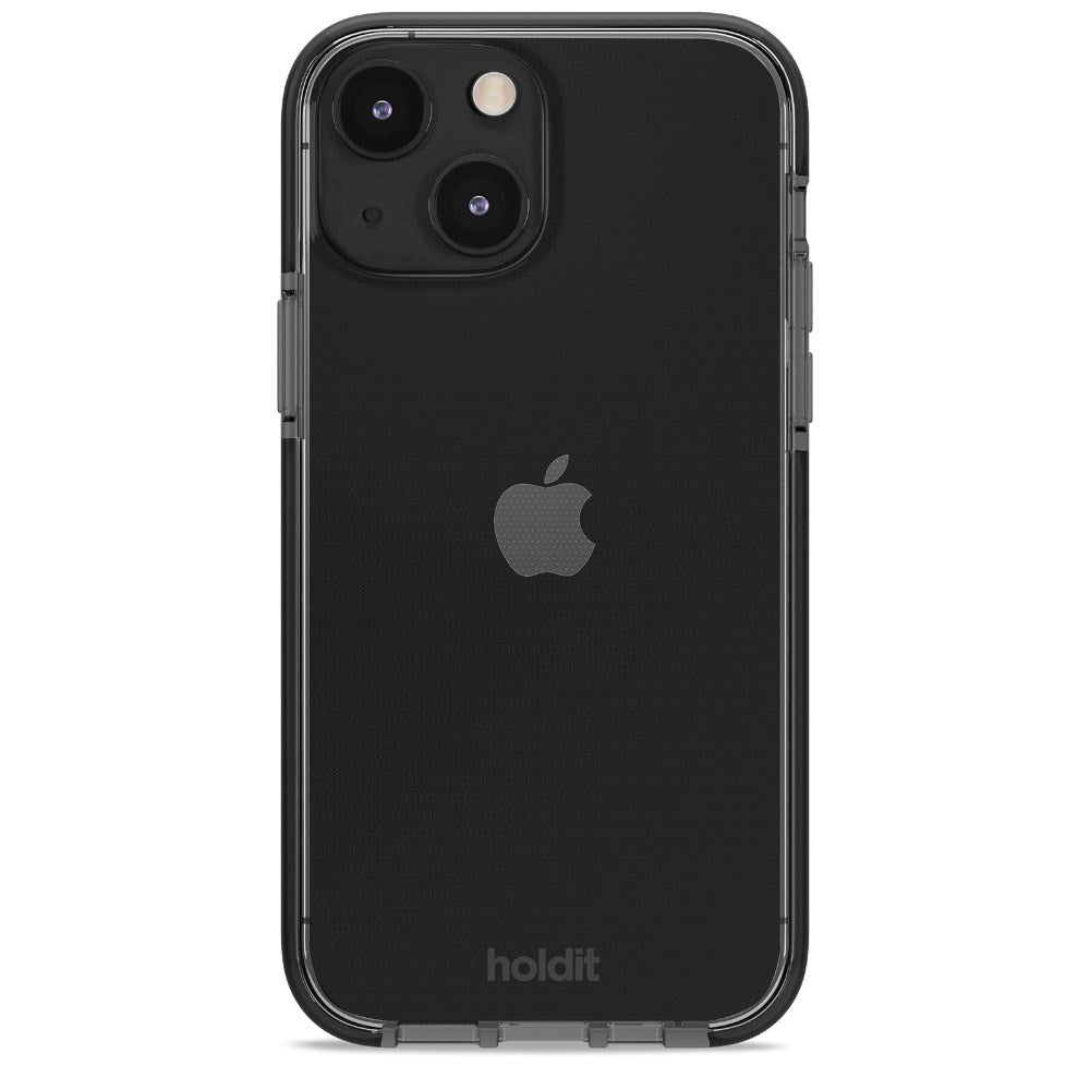 Holdit iPhone 13 Mini Seethru Deksel - Black