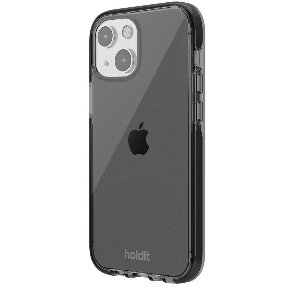 Holdit iPhone 13 Mini Seethru Deksel - Black