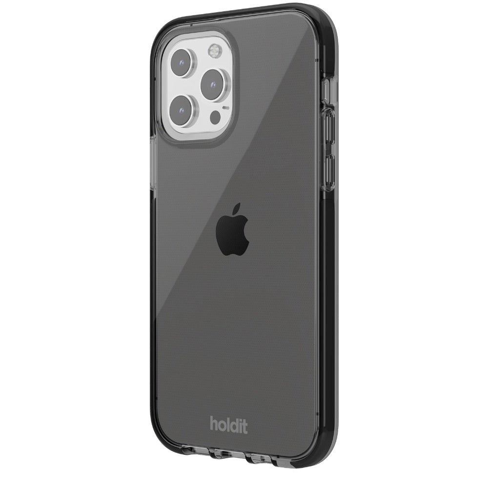 Holdit iPhone 13 Pro Seethru Deksel - Black