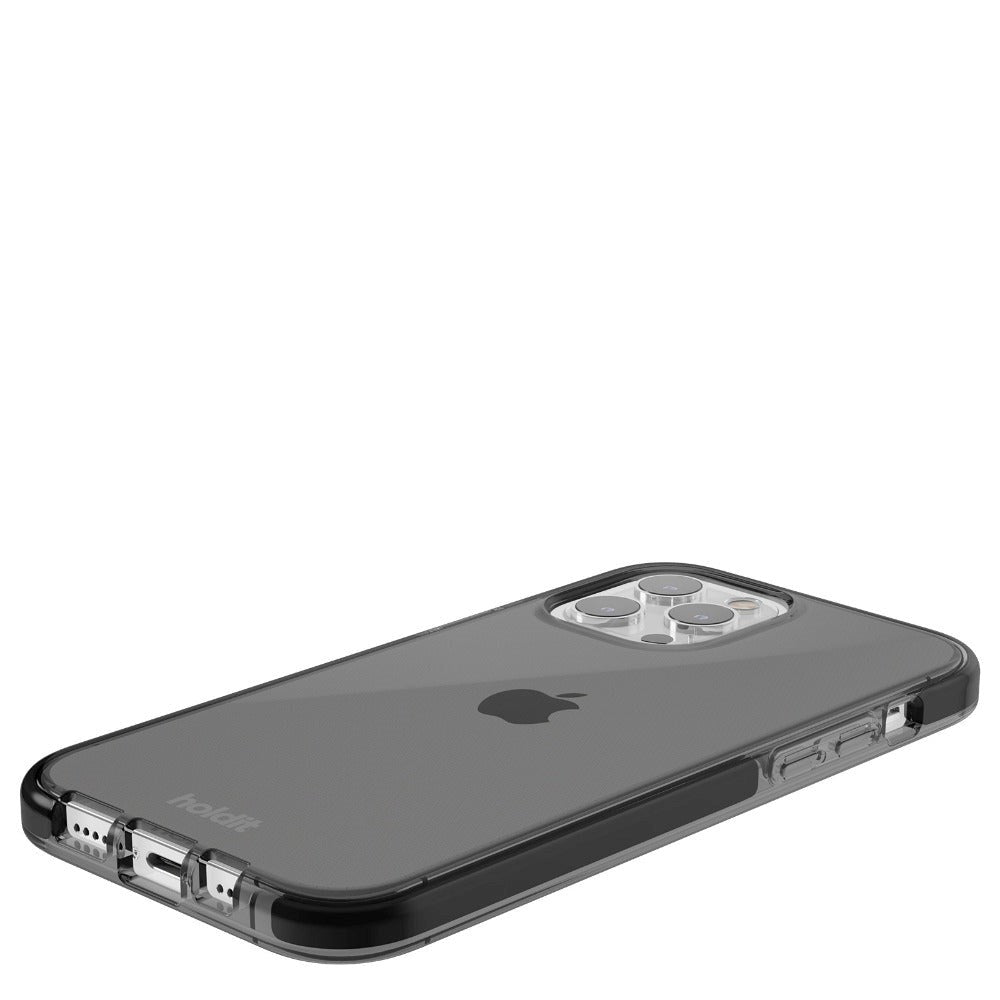 Holdit iPhone 13 Pro Seethru Deksel - Black