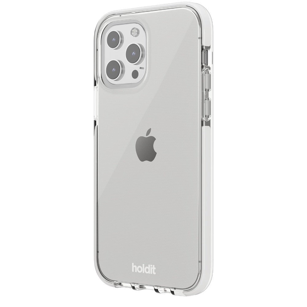 Holdit iPhone 13 Pro Seethru Deksel  - White