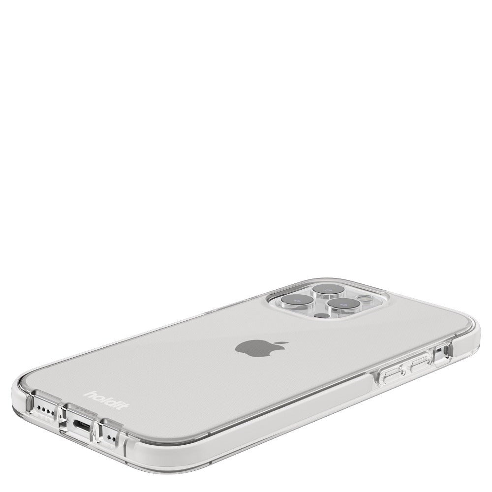 Holdit iPhone 13 Pro Seethru Deksel  - White