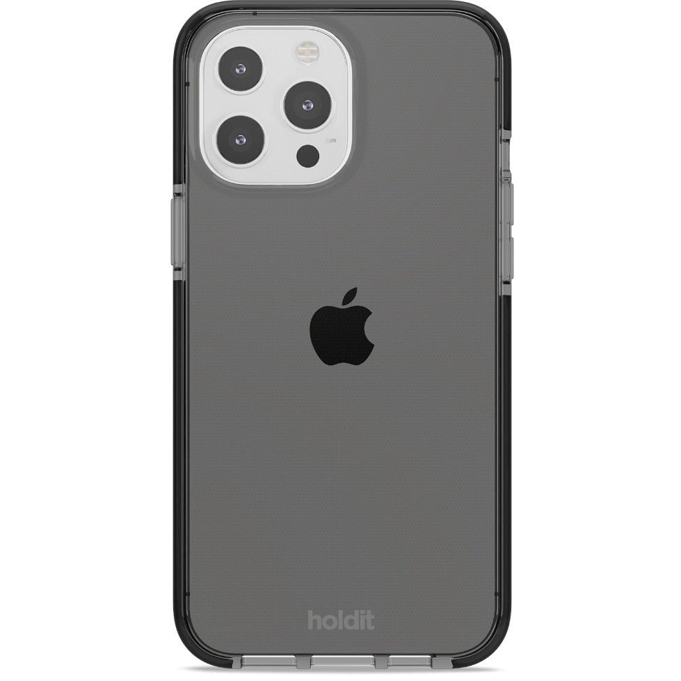 Holdit iPhone 13 Pro Max Seethru Deksel - Black