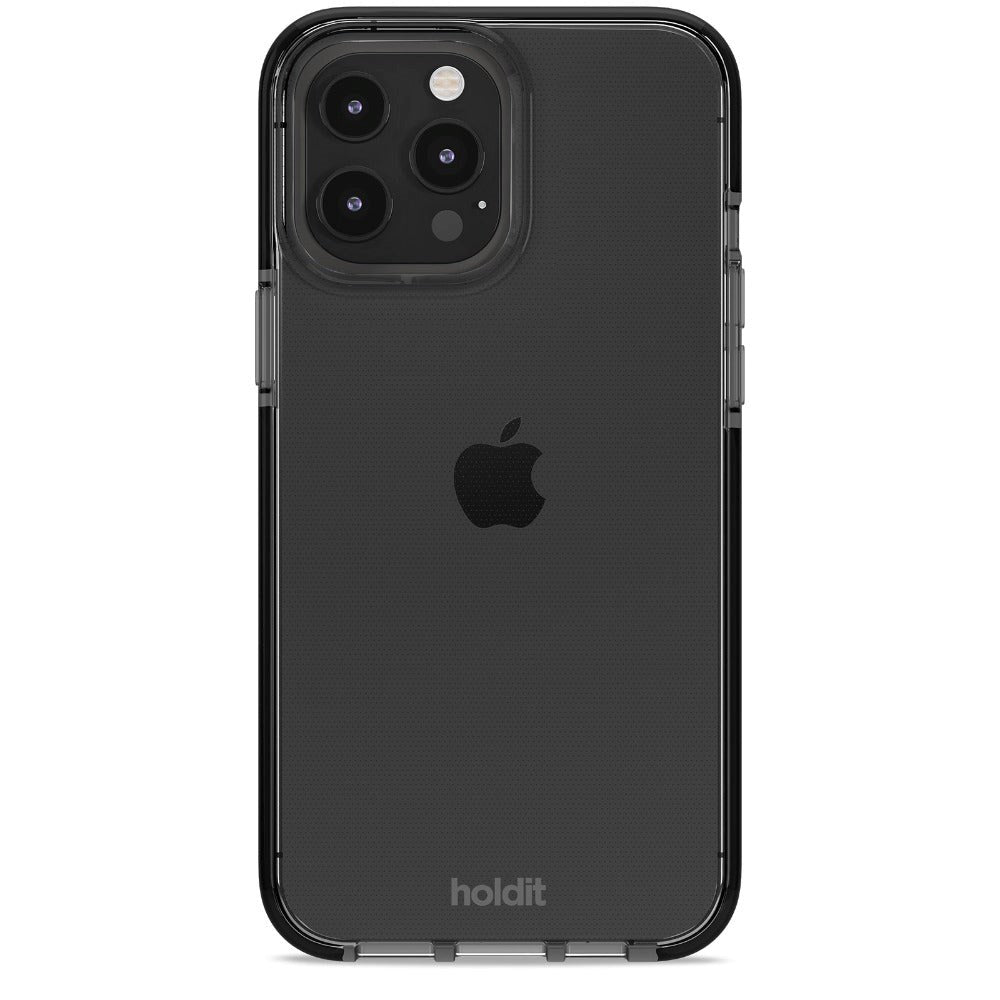 Holdit iPhone 13 Pro Max Seethru Deksel - Black