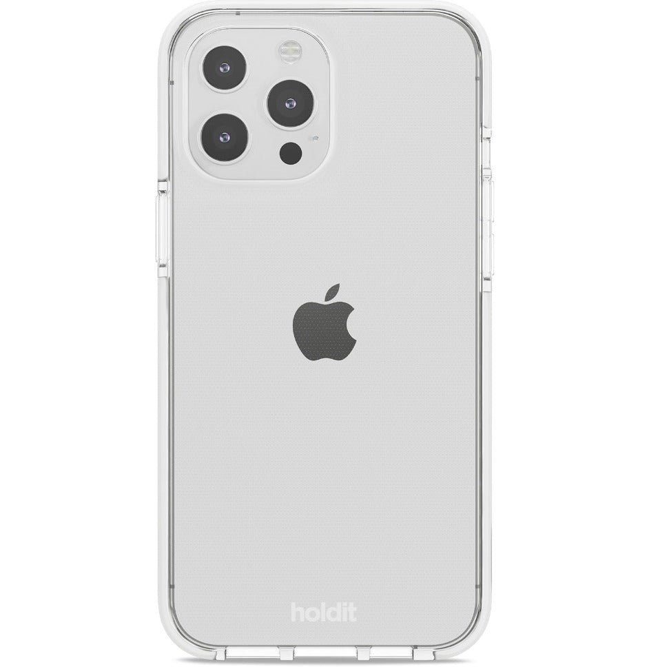 Holdit iPhone 13 Pro Max Seethru Deksel - White