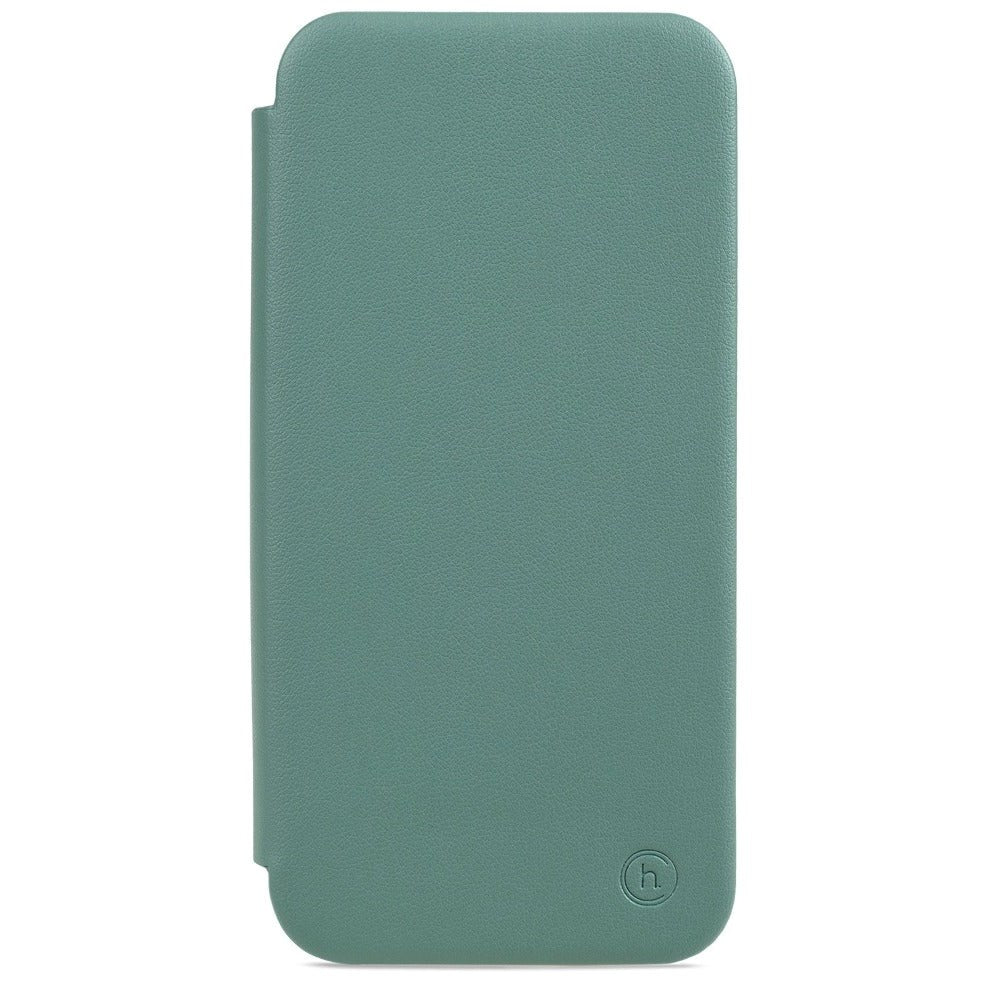 Holdit iPhone 13 Pro Slim Flip Deksel m. Pung - Moss Green