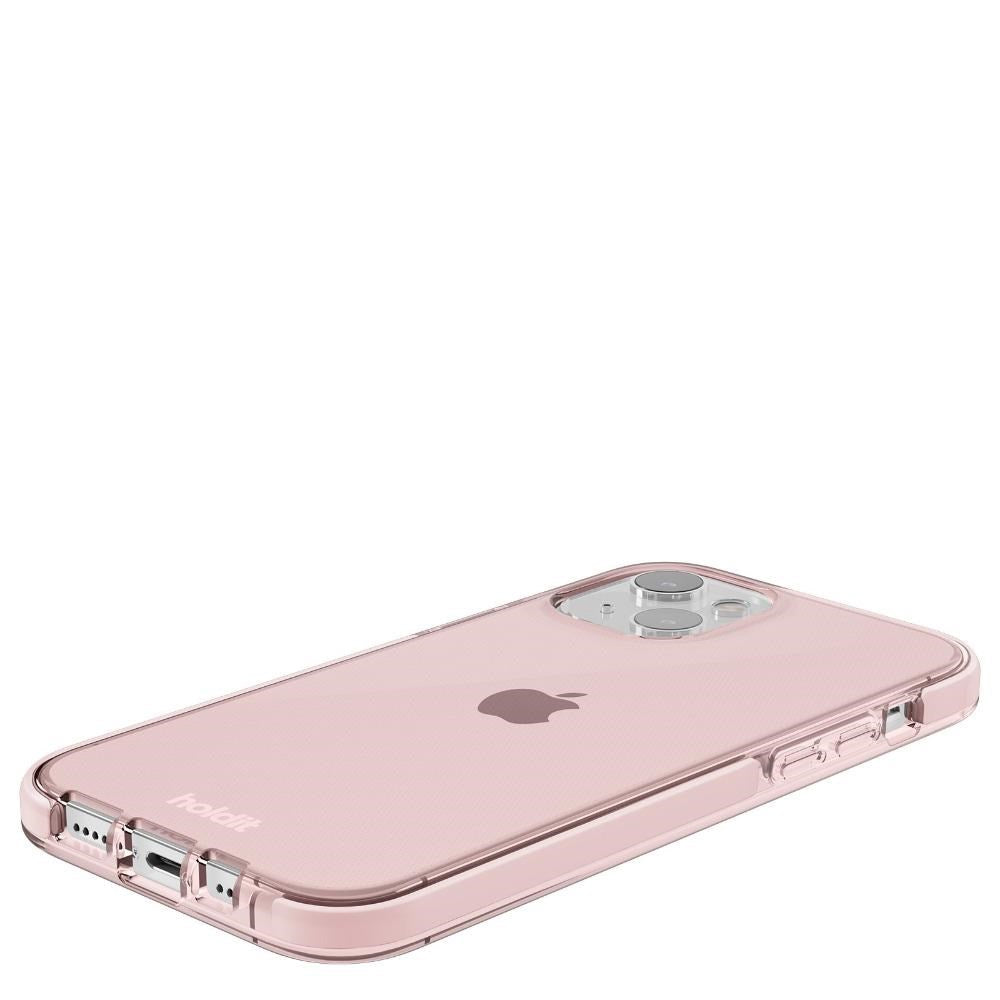 Holdit iPhone 13 Mini Seethru Deksel - Blush Pink