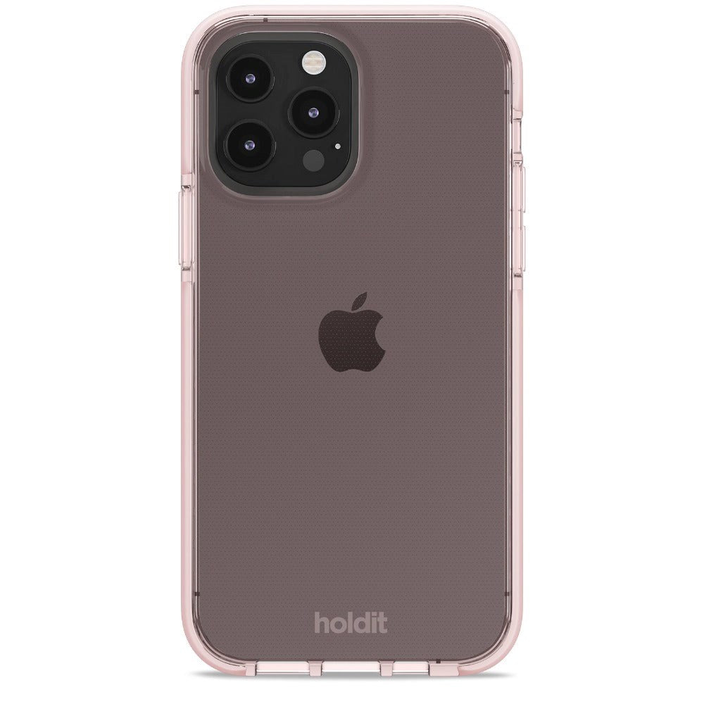 Holdit iPhone 13 Pro Seethru Deksel - Blush Pink