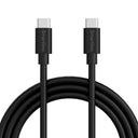 Smartline USB-C til USB-C-Kabel (3A/60W) - 2 m - Svart