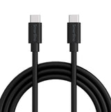 Smartline USB-C til USB-C-Kabel (3A/60W) - 2 m - Svart