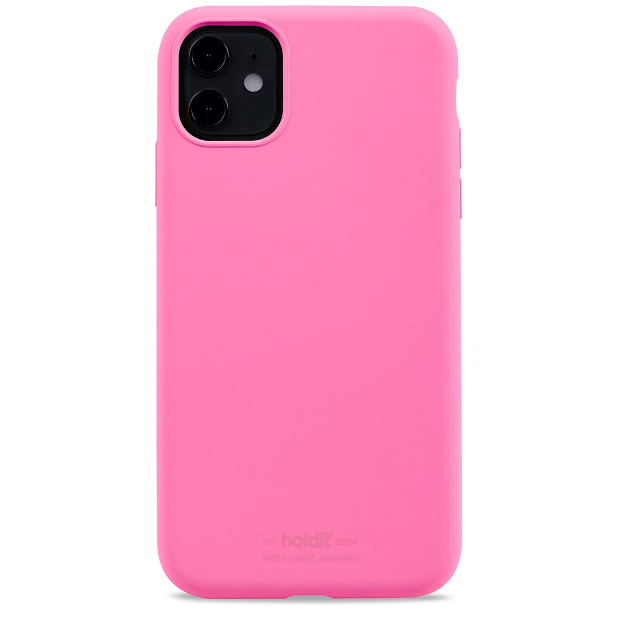 Holdit iPhone 11 Soft Touch Silikon Deksel - Bright Pink