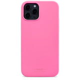 Holdit iPhone 12 / 12 Pro Soft Touch Silikon Deksel - Bright Pink