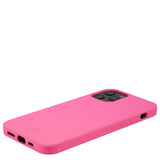 Holdit iPhone 12 / 12 Pro Soft Touch Silikon Deksel - Bright Pink