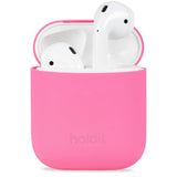 Holdit Nygård Silikondeksel Til AirPods (1 & 2. gen.) - Bright Pink