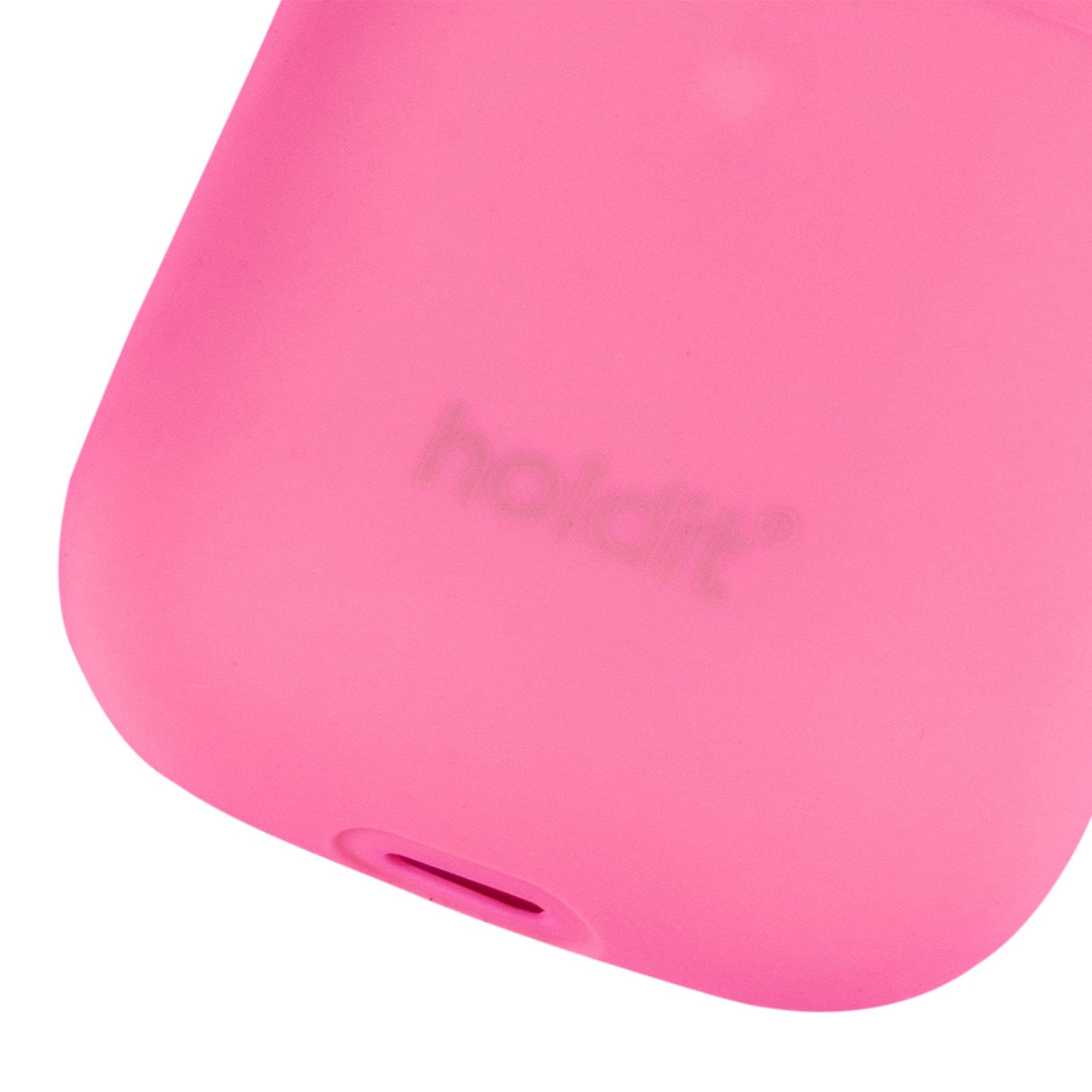 Holdit Nygård Silikondeksel Til AirPods (1 & 2. gen.) - Bright Pink