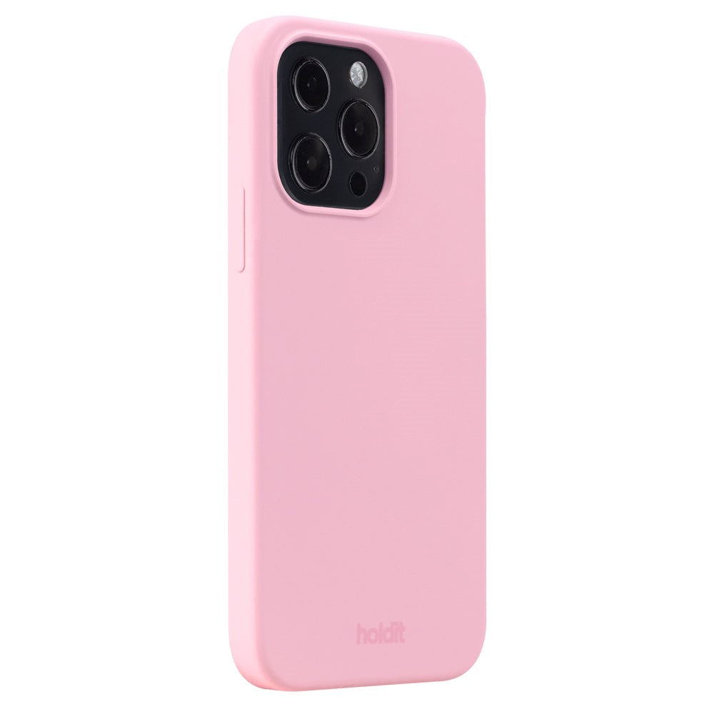 Holdit iPhone 13 Pro Soft Touch Silikon Deksel - Pink