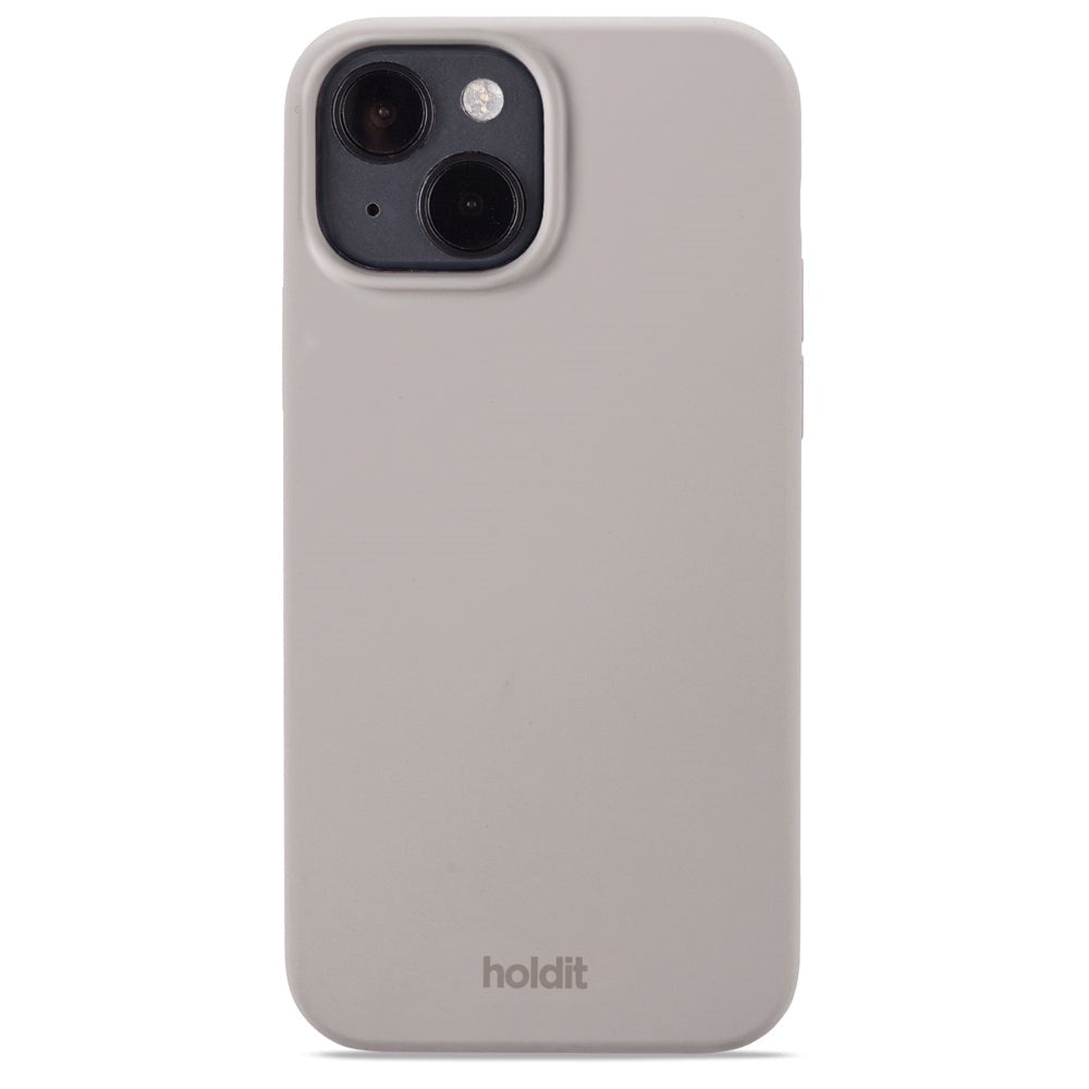 Holdit iPhone 14 / 13 Soft Touch Silikon Deksel - Taupe