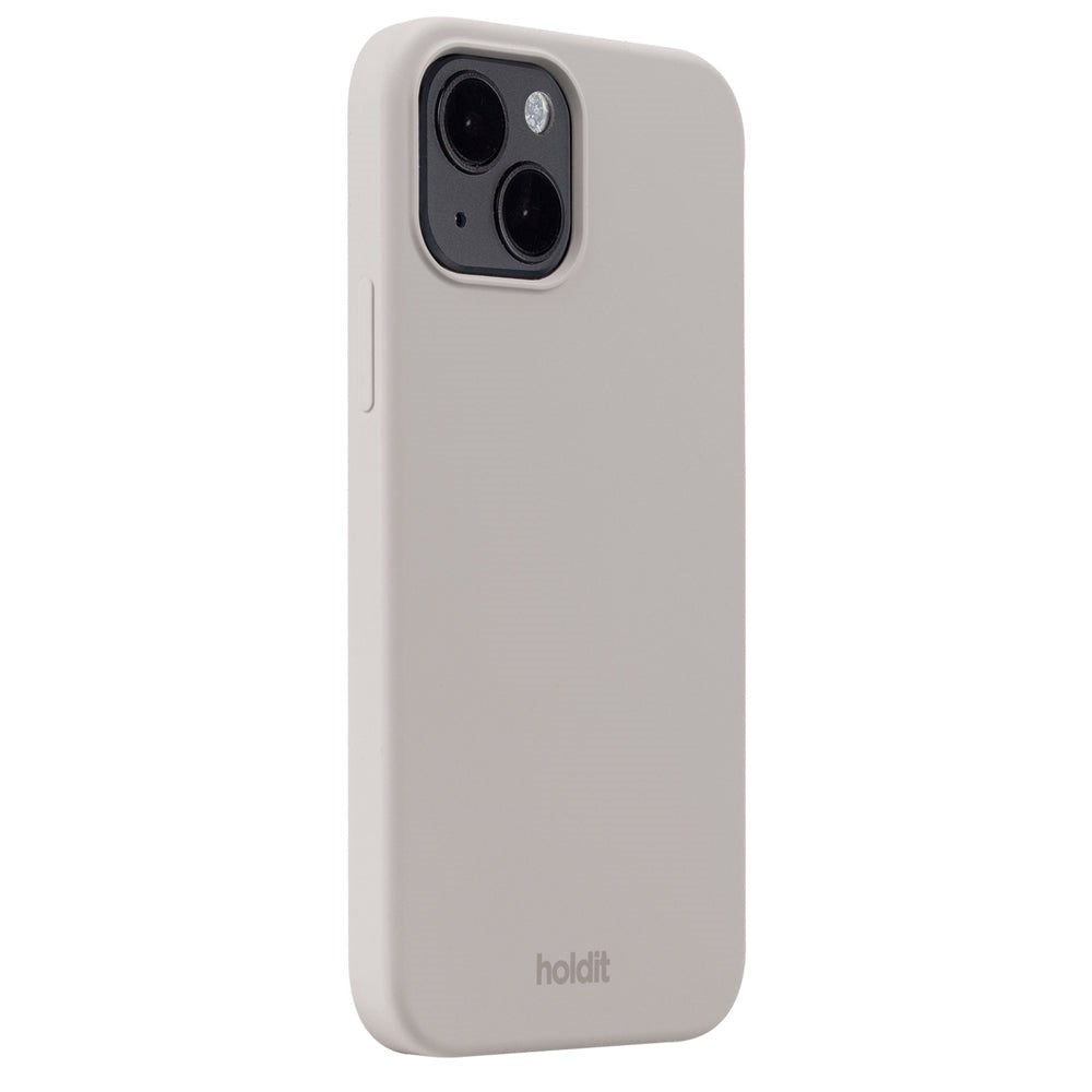 Holdit iPhone 14 / 13 Soft Touch Silikon Deksel - Taupe