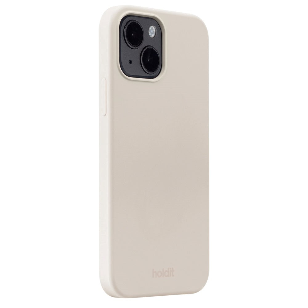 Holdit iPhone 14 / 13 Soft Touch Silikon Deksel - Light Beige