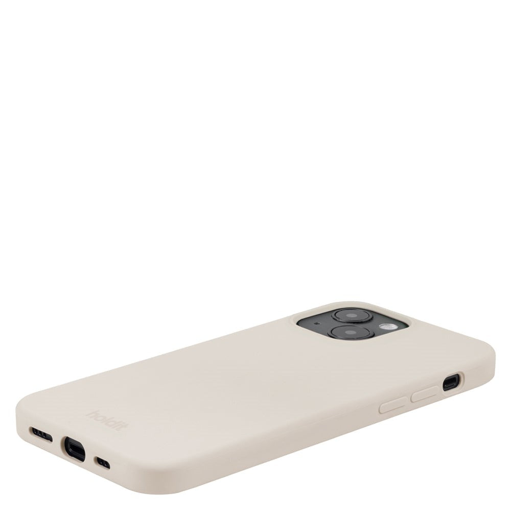 Holdit iPhone 14 / 13 Soft Touch Silikon Deksel - Light Beige