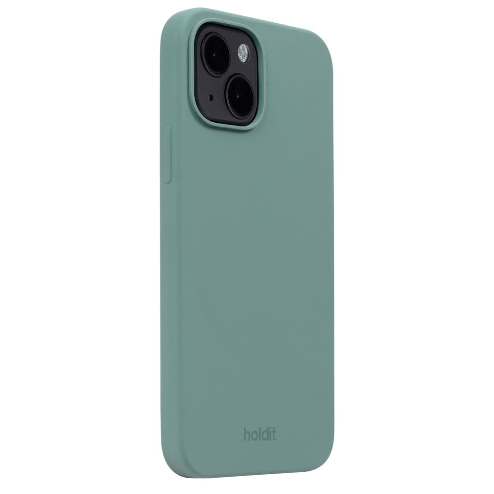 Holdit iPhone 14 / 13 Soft Touch Silikon Deksel - Moss Green