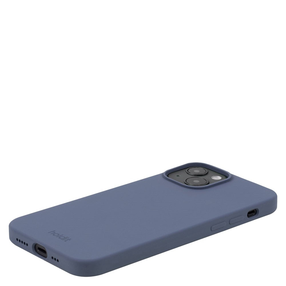 Holdit iPhone 14 Soft Touch Silikon Deksel - Pacific Blue