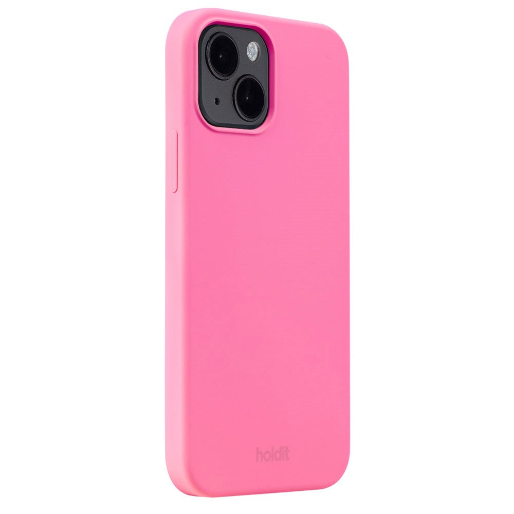 Holdit iPhone 14 Soft Touch Silikon Deksel - Bright Pink