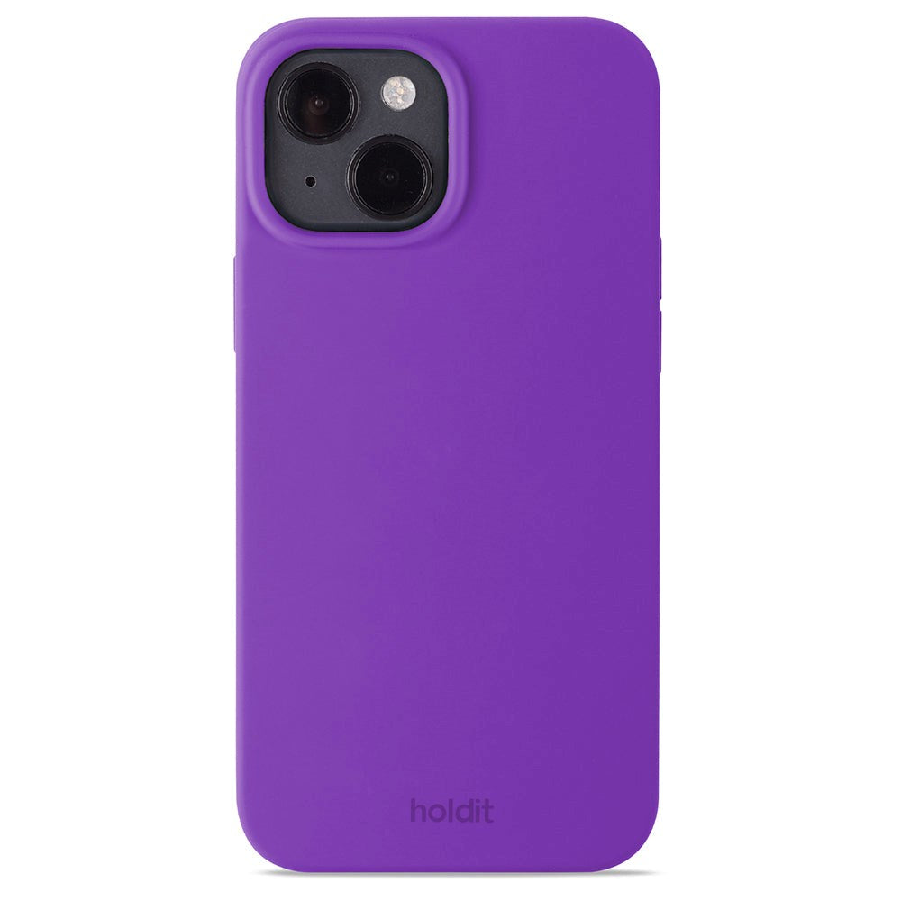 Holdit iPhone 14 / 13 Soft Touch Silikon Deksel - Bright Purple