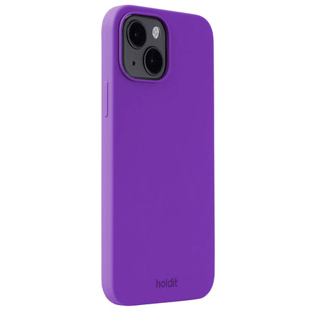 Holdit iPhone 14 / 13 Soft Touch Silikon Deksel - Bright Purple