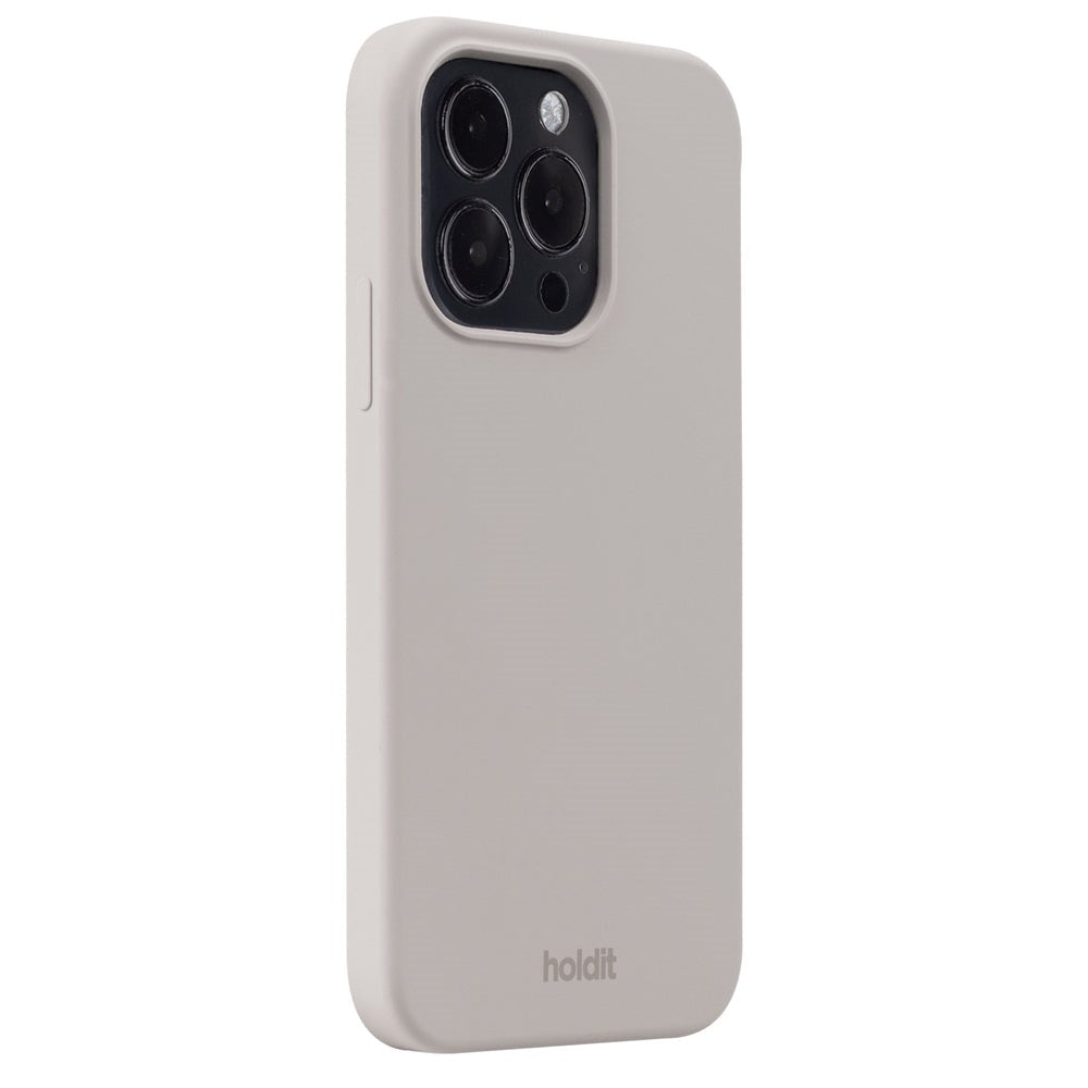 Holdit iPhone 14 Pro Soft Touch Silikon Deksel - Taupe