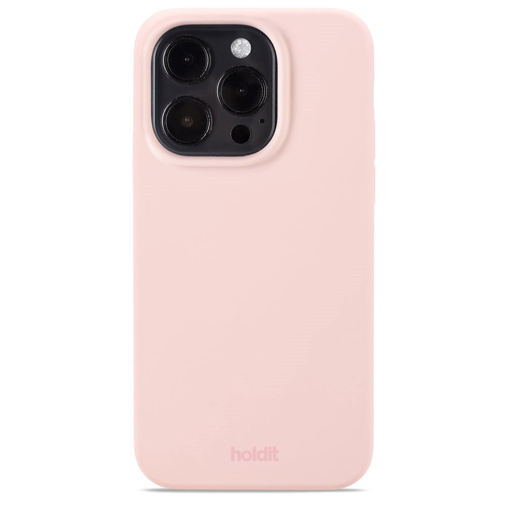 Holdit iPhone 14 Pro Soft Touch Silikon Deksel - Blush Sand