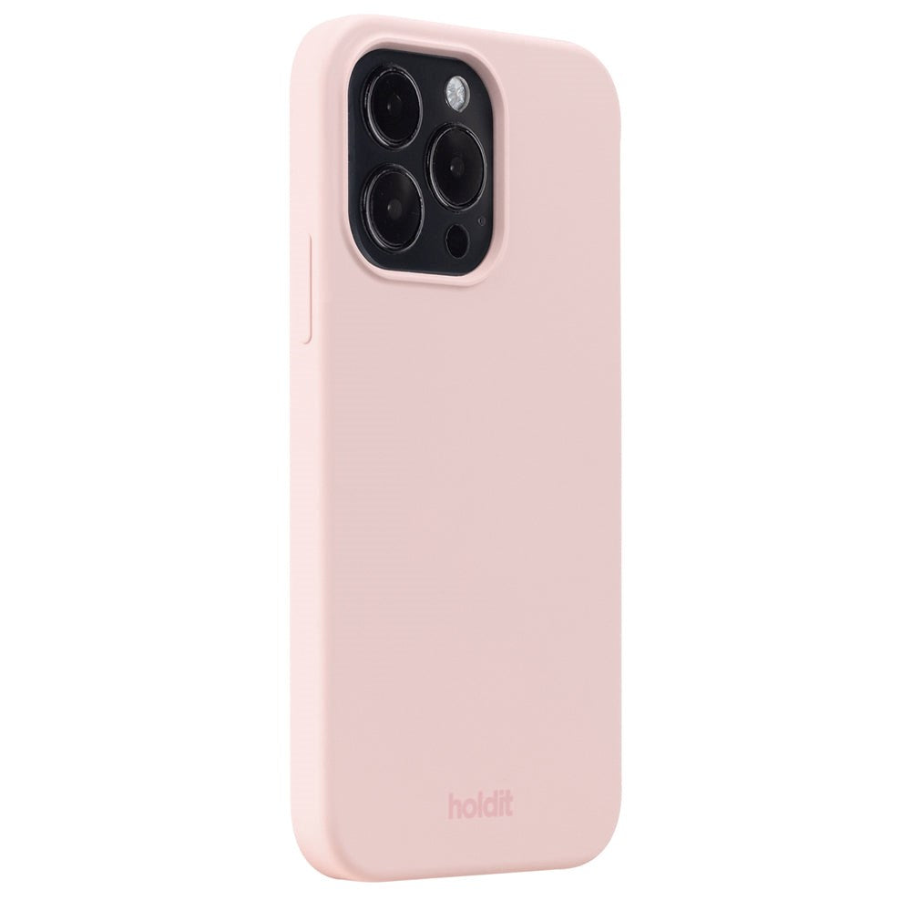 Holdit iPhone 14 Pro Soft Touch Silikon Deksel - Blush Sand