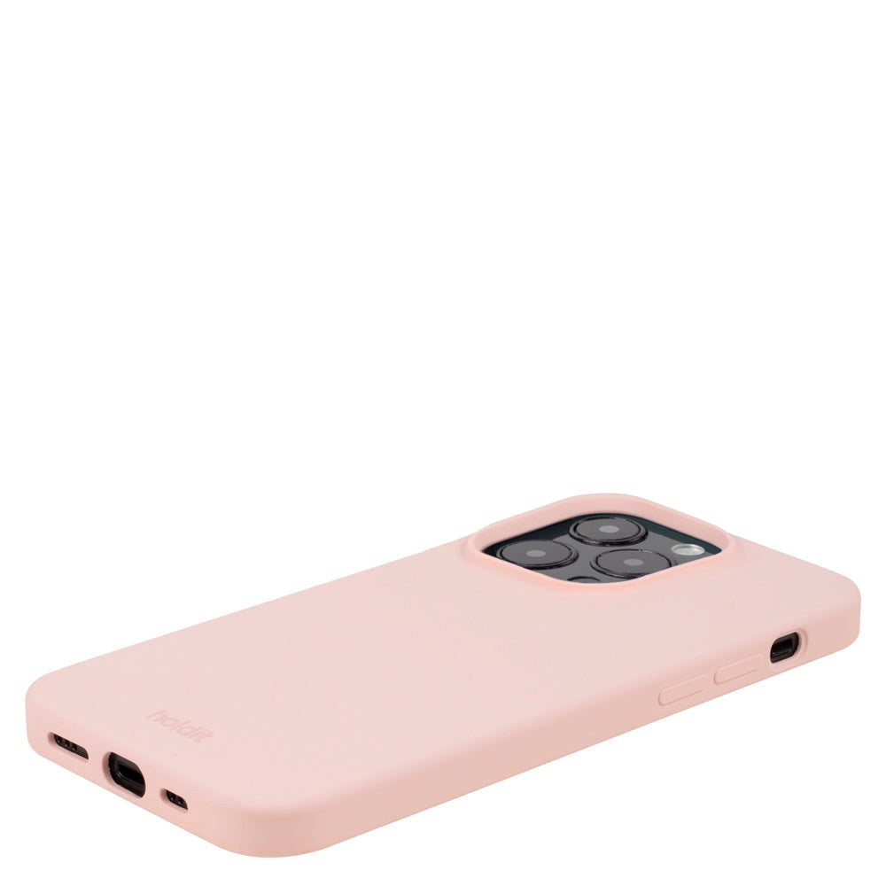 Holdit iPhone 14 Pro Soft Touch Silikon Deksel - Blush Sand