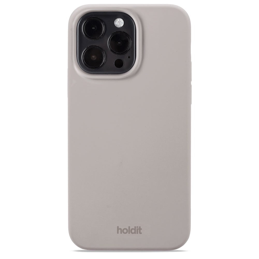 Holdit iPhone 14 Pro Max Soft Touch Silikon Deksel - Taupe